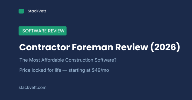 Contractor Foreman Review