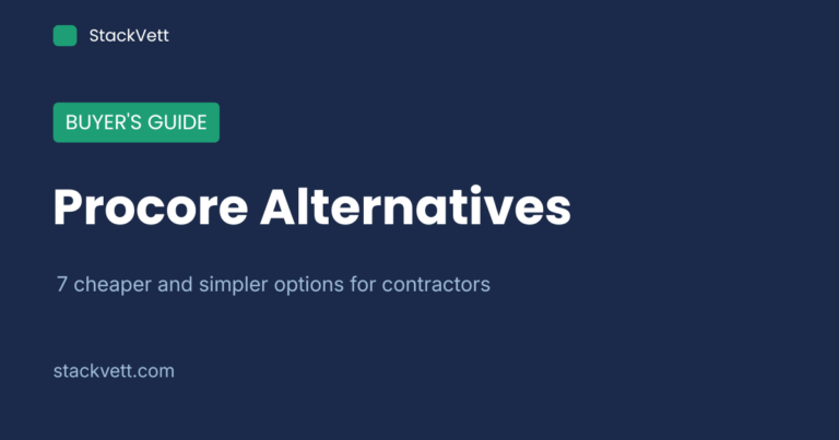 Procore Alternatives