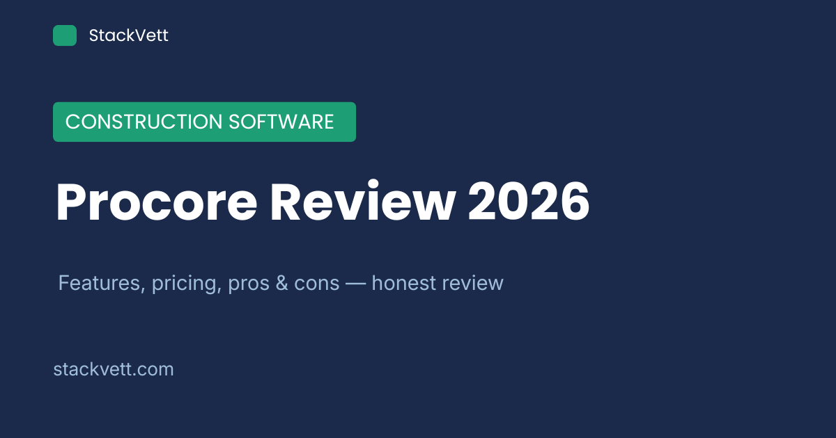 Procore Review 2026.
